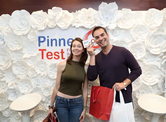 Christy Meyers and Jeff Meacham with Pinnertest
