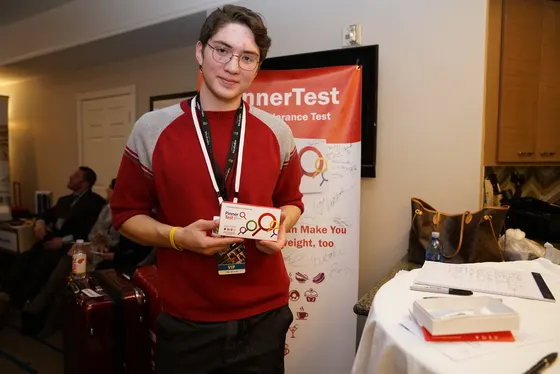 Gavin MacIntosh with Pinnertest