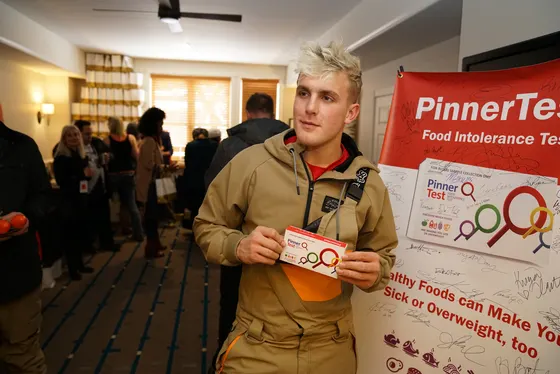 Jake Paul with Pinnertest