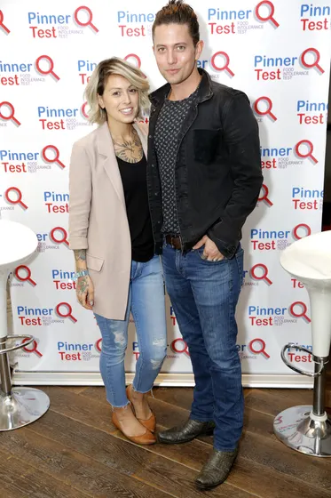 Sheila Hafsadi and Jackson Rathbone with Pinnertest