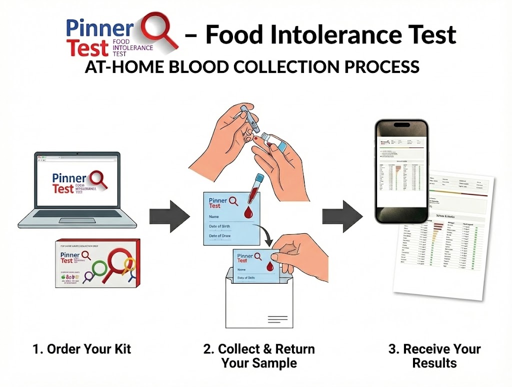 How Pinnertest works – at-home sample and lab analysis