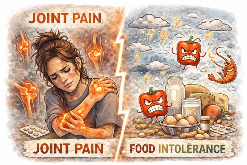 Joint pain and food sensitivity connection